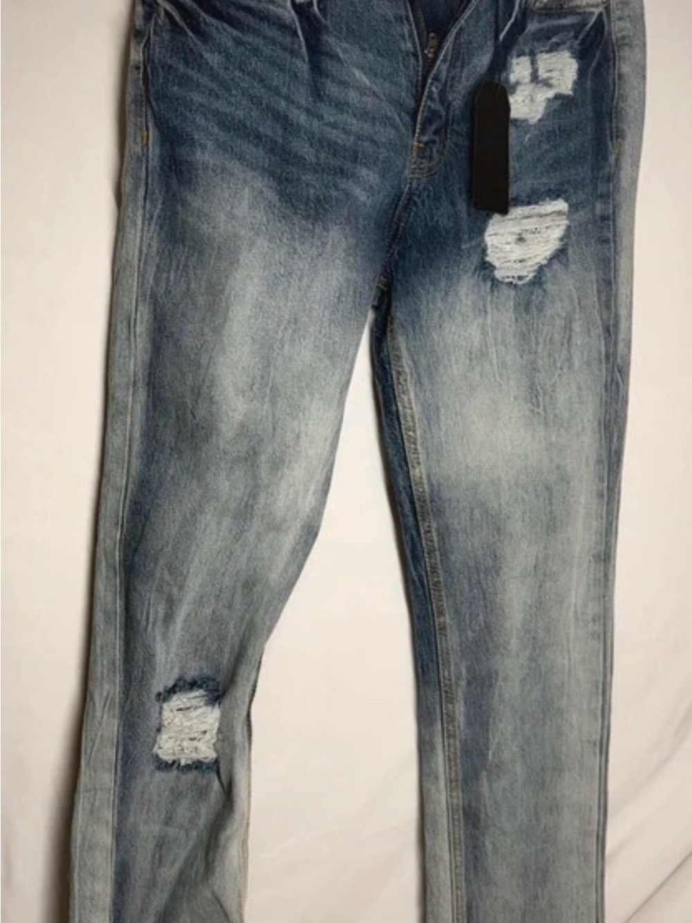Method Slim Fit Distressed Jeans 28x30 Light Wash Ripped Denim NWT